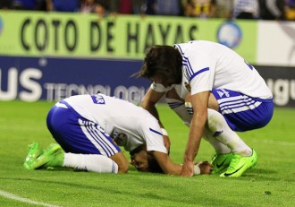 Ángel en el partido ante el Getafe