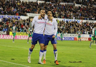 Ortuño y Pedro Real Zaragoza Ponferradina